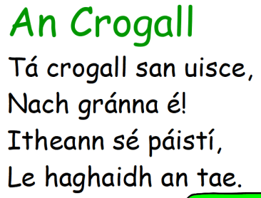 Gaeilge dánta pack