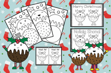 Christmas Puddings Paper Craft!