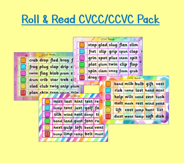CVCC/CCVC Roll & Read Pack