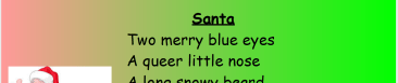'Santa' poem
