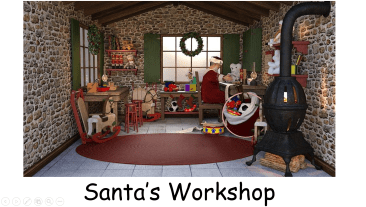 Santa's workshop keywords (Gaeilge AND English versions)