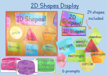 2D Shapes Display Pack