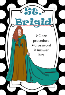 St Brigid - Cloze Procedure and Cross Word
