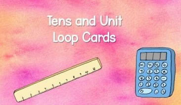 Tens and Units Loop Cards