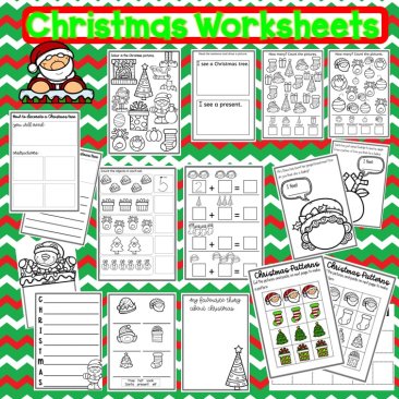 updated christmas worksheets