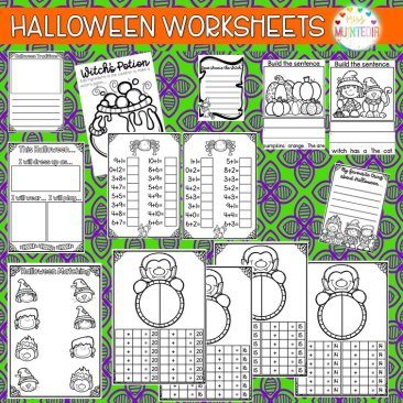 updated halloween worksheets