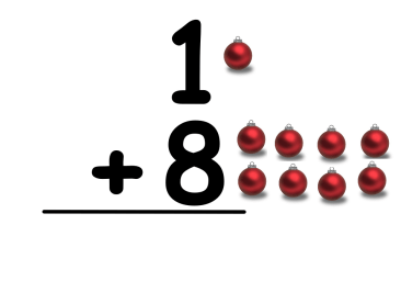 Maths: Vertical sums (Christmas themed)