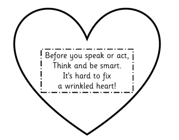 A Wrinkled Heart - Kindness Activity
