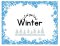 Winter - Display/Vocabulary