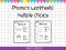 Phonics workheets: multiple choice