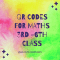 QR Codes for Maths 3rd- 6th Class