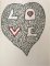 Love heart of love- Valentines card step by step drawing ideas