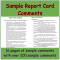Over 200 Sample Report Card Comments