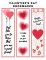 Valentine's Day Bookmarks(Friendship)
