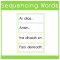 Gaeilge - Sequencing Words Display