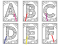 Alphabet Abstract Coloring Book & Pages 2