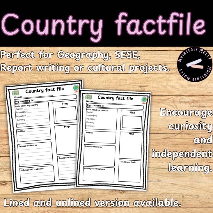 Mash > 3rd / 4th Class > Country factfile